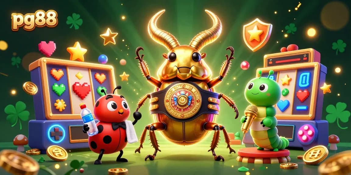 Play exciting games at pg88 Casino and win big rewards from vibrant slot machines and engaging characters.