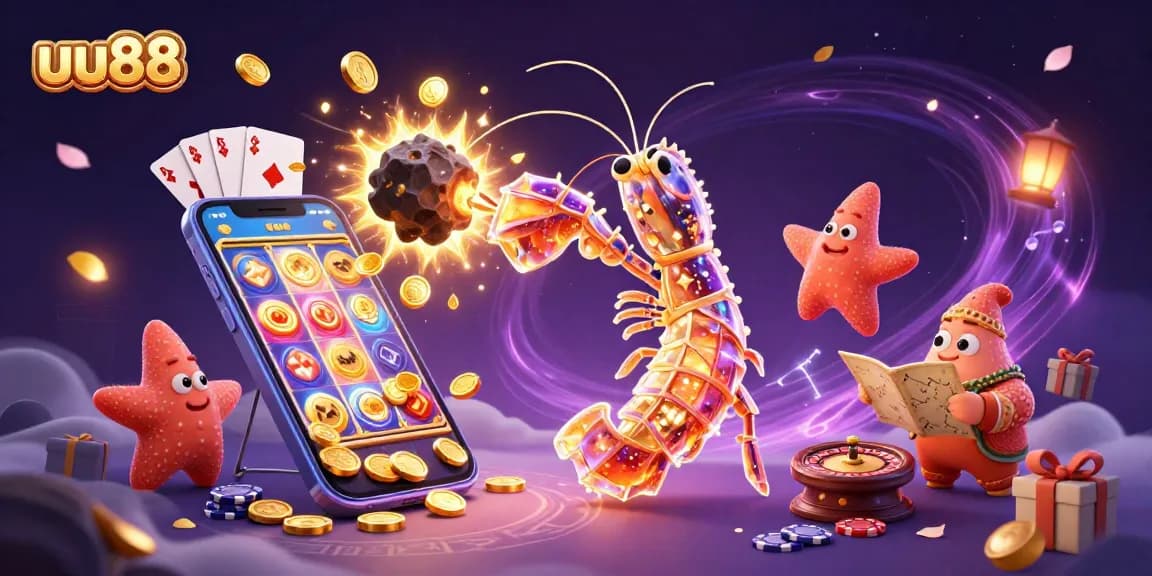 uu88 winners spin colorful slot games bursting with gold coins, featuring dynamic 3D characters in action.