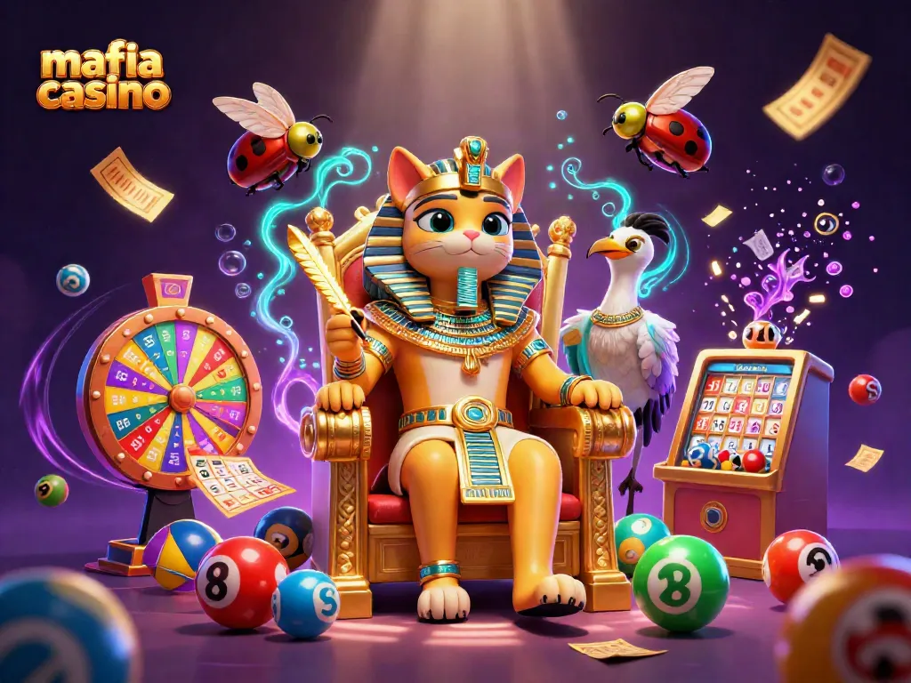 Play thrilling games at mafia casino with vibrant elements and energetic casino atmosphere.