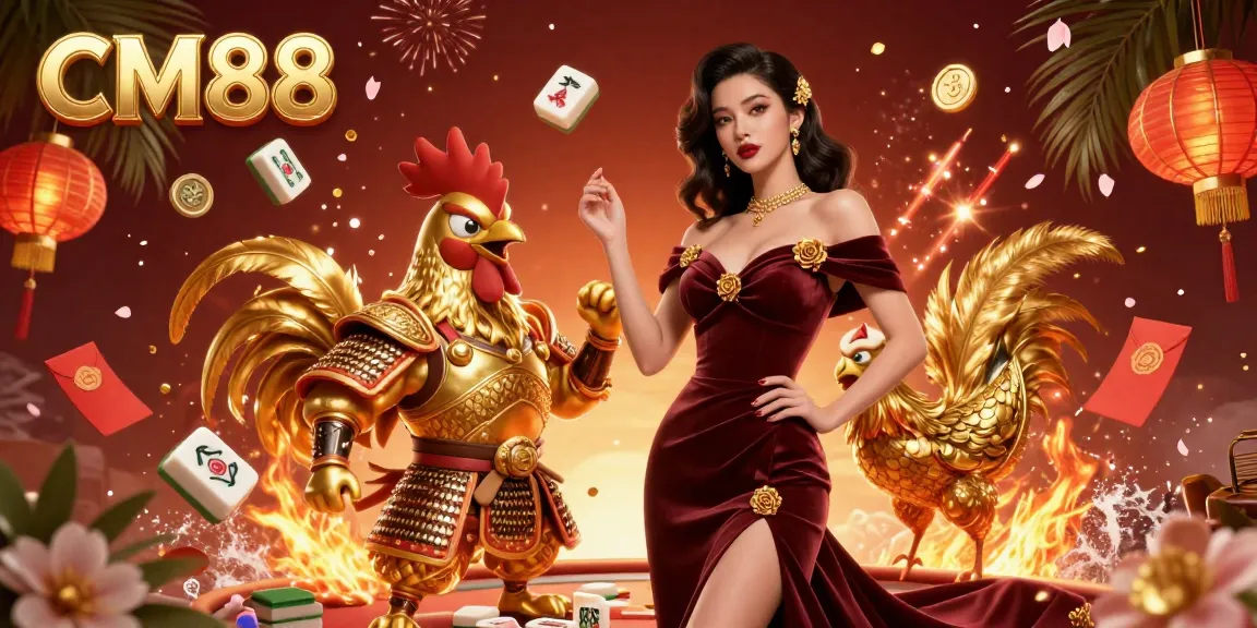Experience the thrill of CM88 with a glamorous atmosphere filled with excitement and winning moments.