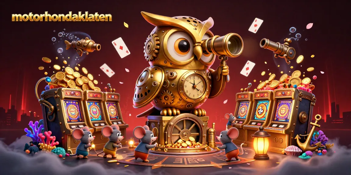Experience thrilling gameplay at motorhondaklaten with our golden owl watching over as huge wins await!