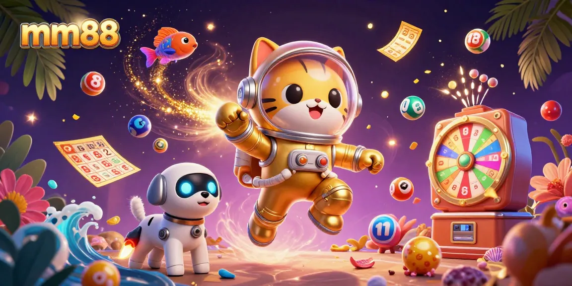 Engage with thrilling mm88 gaming adventures amidst vibrant casino-themed visuals.