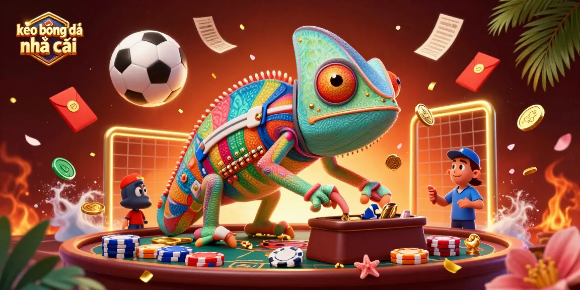 Engage with kèo bóng đá nhà cái in this 3D scene filled with sports excitement and vibrant details.