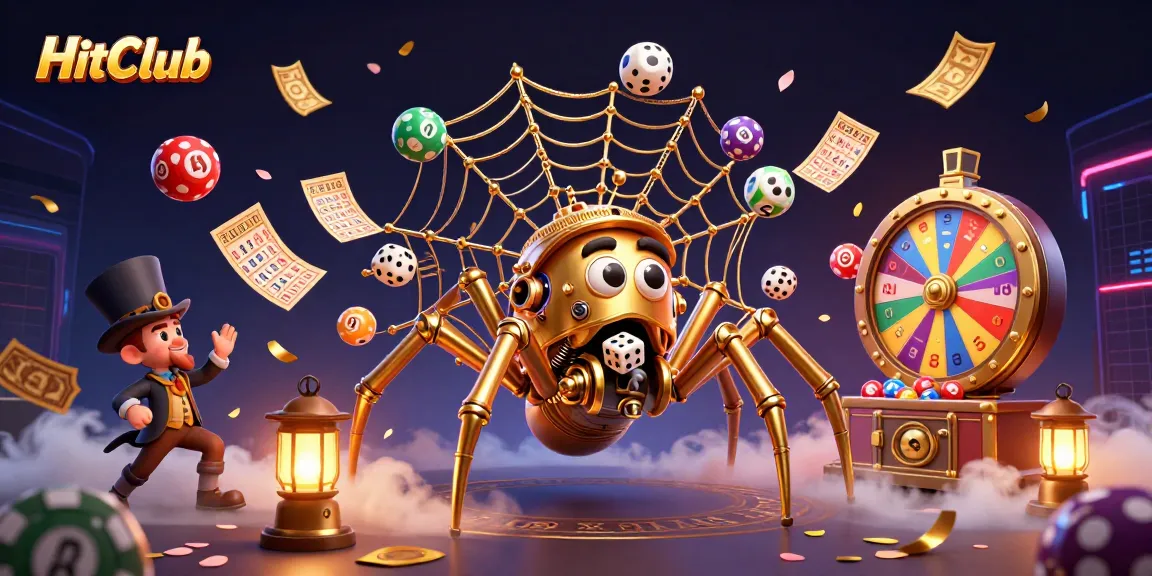 Experience the excitement at HitClub with vibrant dynamic elements and a thrilling casino atmosphere.