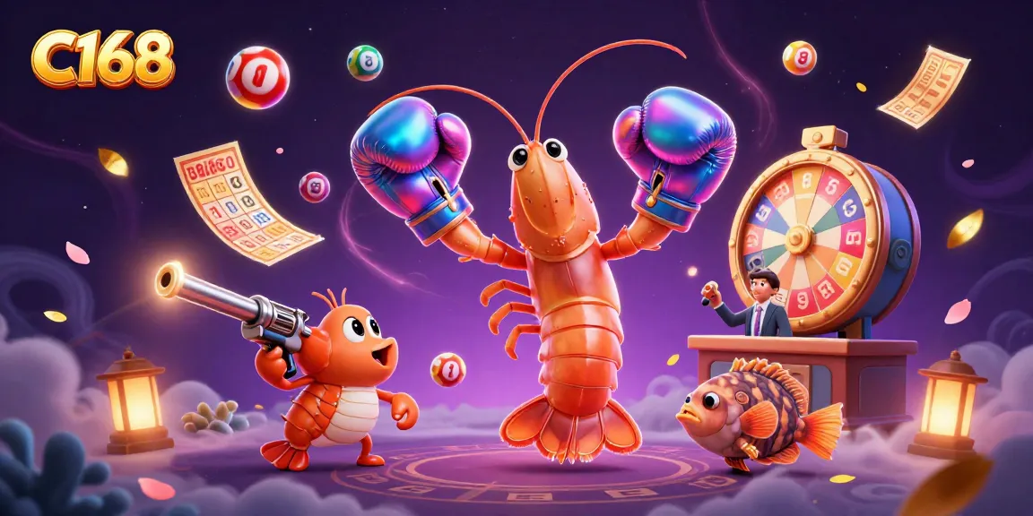 C168 features an exciting online gambling scene with vibrant characters and dynamic game elements.