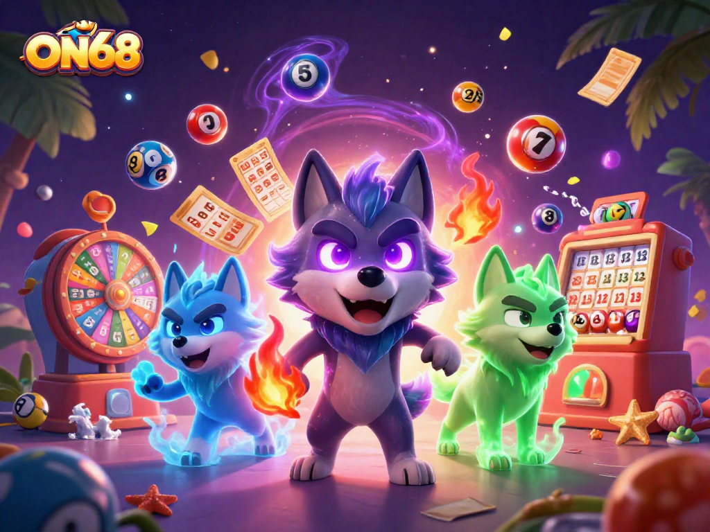 Experience thrilling gameplay at ON68 with exciting lottery elements and vivid energy.