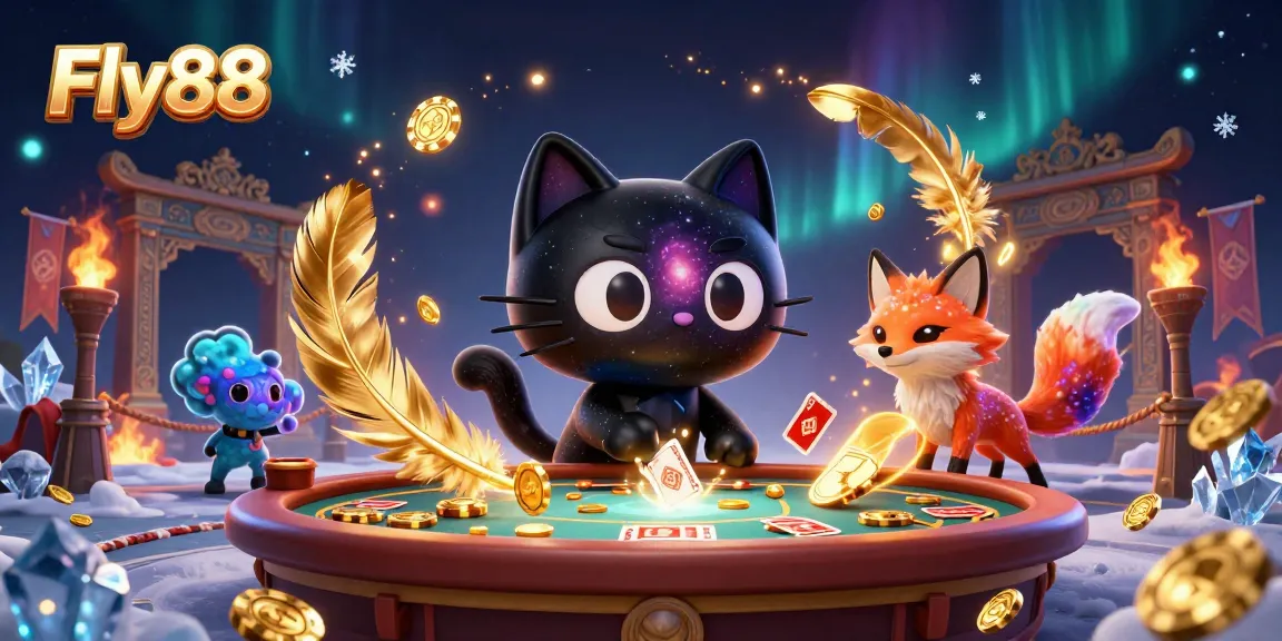 Engage with Fly88's thrilling cosmic casino experience featuring unique characters and rich gaming elements.