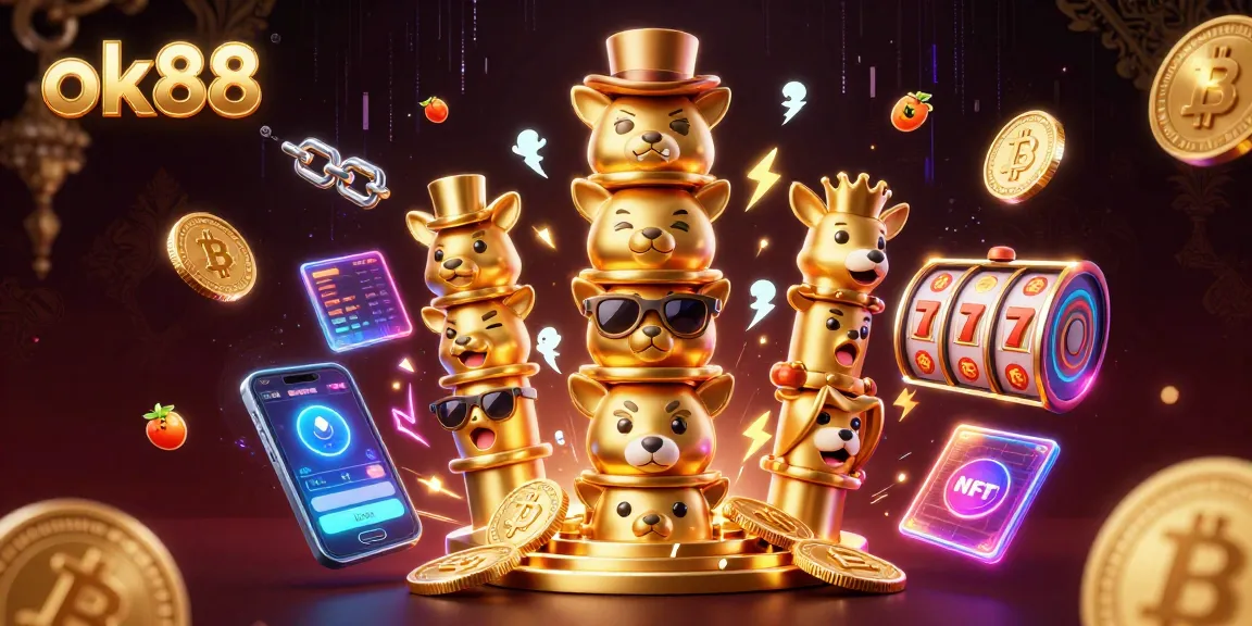 Engage with the exciting world of ok88 featuring vibrant casino elements and crypto themes.