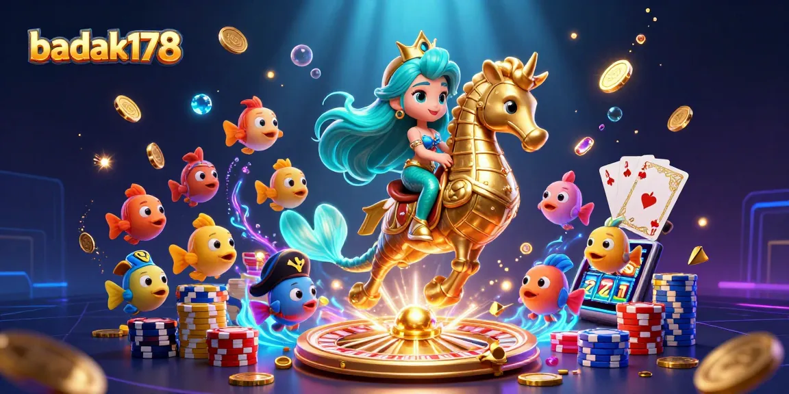 Experience the thrill of gaming with badak178, where mermaids and riches await!