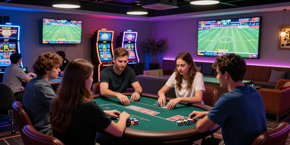 Experience the excitement at nhà cái bl555 with friends in a vibrant gaming room.