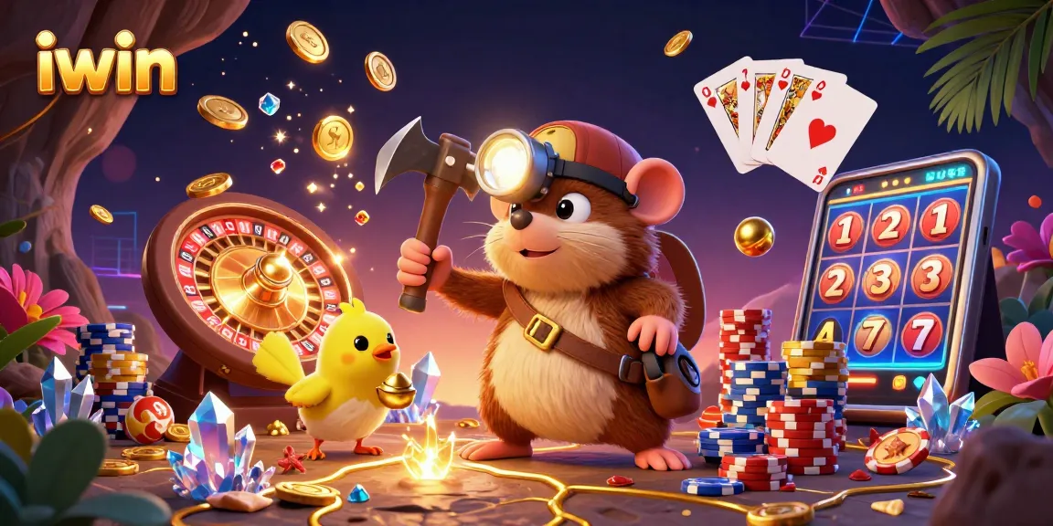 Experience jackpot excitement with iwin in a vibrant treasure-filled casino adventure.