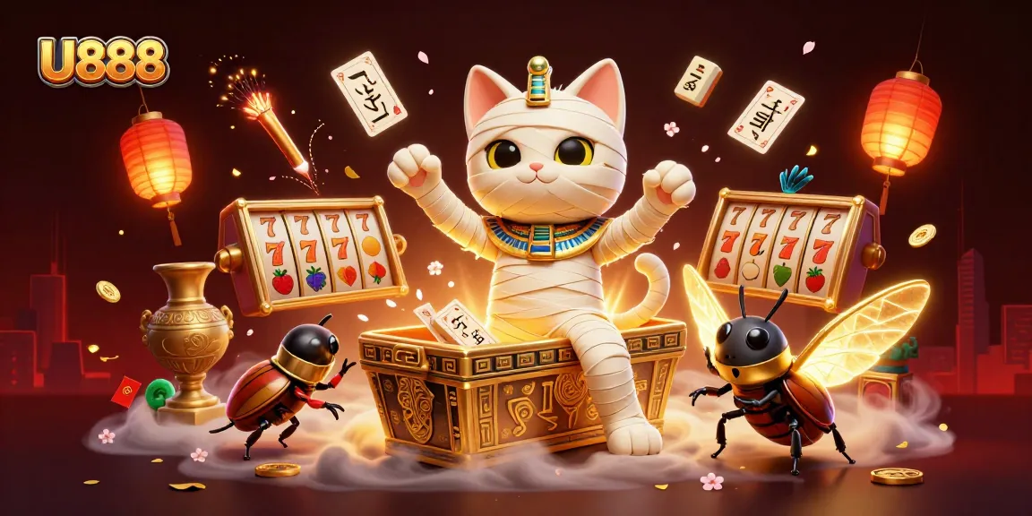Win big with U888's exciting casino games featuring vibrant characters and rich elements.