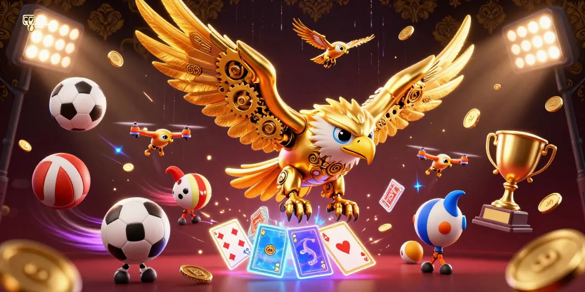 Experience the excitement of QQ88pro Vip with a vibrant 3D illustration showcasing dynamic sports betting action.